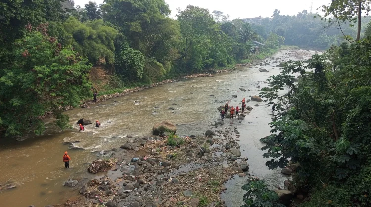 Memasuki Hari Ketujuh, Pencarian ASN Diarpus Kota Bogor di Cisadane Dilanjutkan