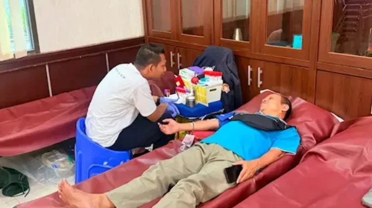 Meriahkan Hari Kemerdekaan ke-81 RI, PMI Kota Depok Gelar Edukasi dan Donor Darah