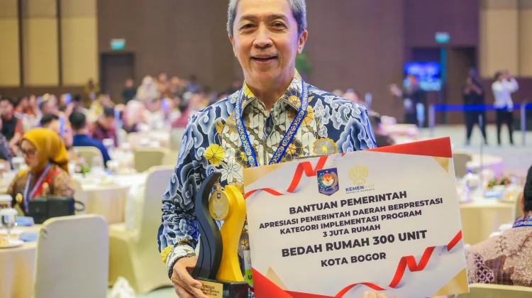 Pemkot Bogor Raih Terbaik Pertama Implementasi Program 3 Juta Rumah