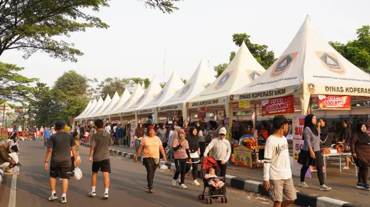 CFD Tegar Beriman Jadi Ruang Promosi UMKM Kabupaten Bogor