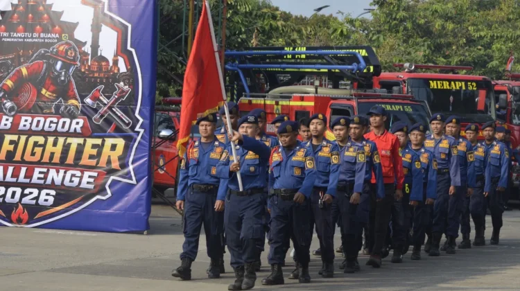 Firefighter Challenge Asah Keterampilan Petugas Damkar Kabupaten Bogor