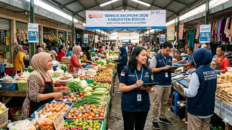 Hasil Sensus Ekonomi 2026 menjadi Evaluasi dan Rencana Pembangunan di Bogor