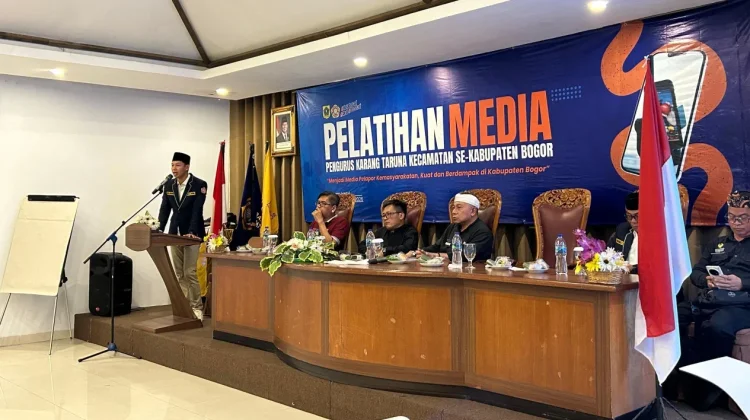 Karang Taruna Kabupaten Bogor Latih 80 Kader Pelopor Media di Kecamatan