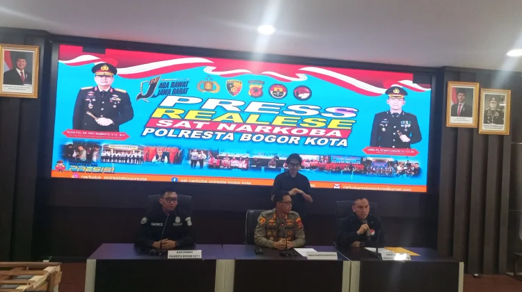 Polresta Bogor Kota Ungkap Kasus Pengiriman 18 Kilogram Ganja