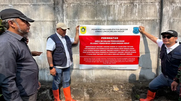 Sebanyak 23 Perusahaan di Sekitar Sungai Cileungsi Diminta Benahi Limbah