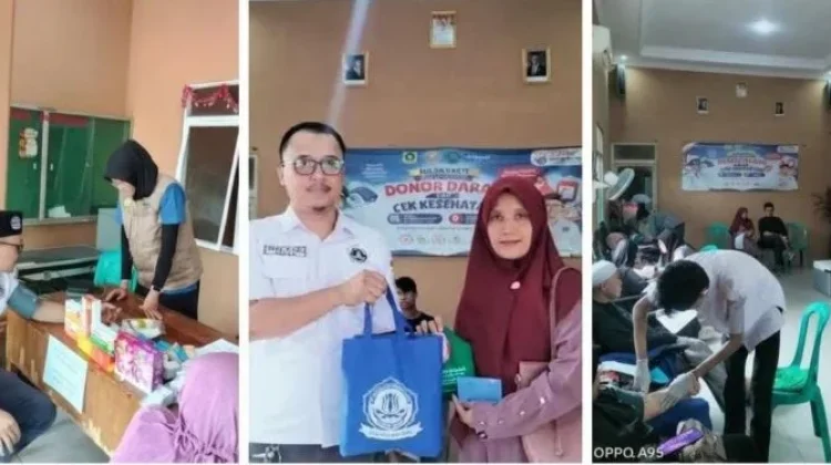Karang Taruna Cileungsi Kidul Gelar Bakti Sosial Donor Darah dan Cek Kesehatan