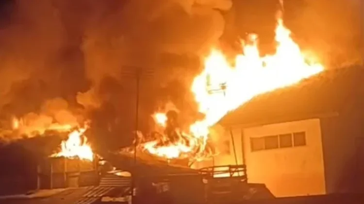 Bangunan SDN Pasir Angin Megamendung Bogor Kebakaran
