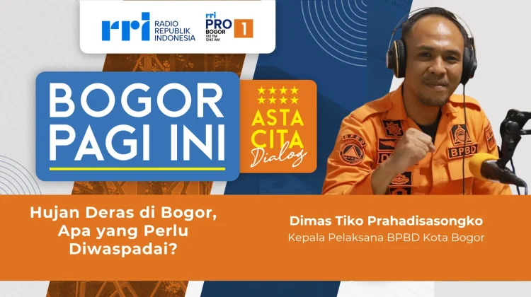 BPBD Kota Bogor Ingatkan Keluarga Siapkan Tas Siaga Bencana
