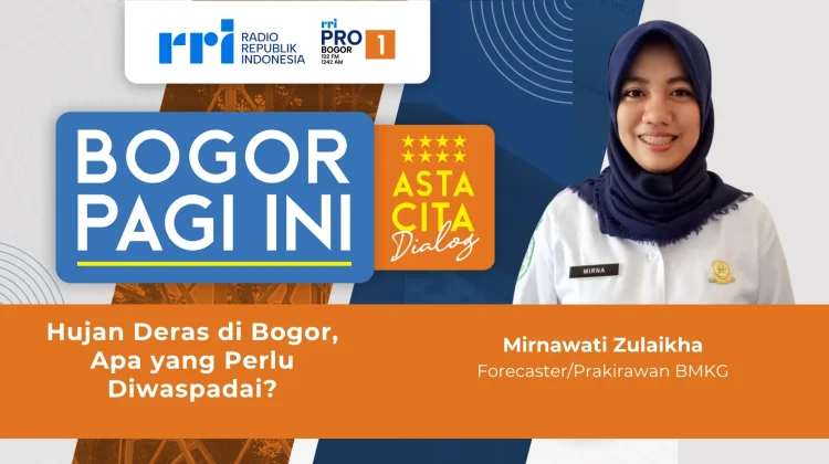 BMKG Ingatkan Hujan Berulang Bisa Tingkatkan Risiko Bencana di Bogor