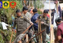 Menjelang Ramadhan, Satpol PP Cisarua Tertibkan PKL