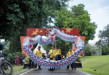 Simfoni Imlek 2577 Meriah di Kebun Raya Bogor