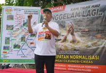 KP2C Mendorong Percepatan Pembangunan Kolam Retensi di Tlanjung Udik