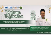K.H Mahfud Hidayat: Ramadan Penuh Rahmat, Ampunan, dan Pembebasan Api Neraka