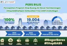Dinkes Kota Bogor Percepat Program Stop BABS di Wilayah Permukiman