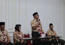 Sekda Kota Bogor Lantik Pimpinan Saka Wanabakti Bogor