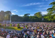 Jemaah Muhammadiyah Bogor Salat Ied di Lapangan Sempur