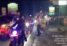 Satlantas Polres Bogor Kendalikan Arus Wisata Lebaran di Puncak Bogor