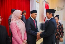 Pesan Walikota Bogor di Pelantikan Direksi Perumda Tirta Pakuan