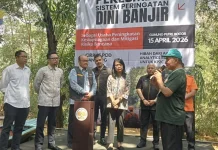 Wamen PU Resmikan Penggunaan Alat Deteksi Banjir dan Curah Hujan di Bojong Kulur