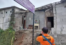 Rumah Warga Kayumanis Bogor Rusak akibat Pergerakan Tanah