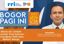 Perumda Tirta Pakuan Siapkan Skema Tarif dan Investasi Air Limbah Bertahap