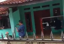 Puluhan Rumah Terendam Banjir Luapan Sungai Cidurian di Cigudeg Kabupaten Bogor