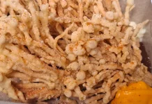 Gurih dan Renyah! Jajanan Enoki Crispy di Taman Heulang Bogor