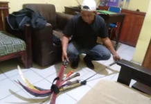 Polsek Parungpanjang Amankan Belasan Remaja Bersajam Hendak Tawuran