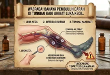 Waspadai Gangguan Aliran Darah di Tungkai Kaki akibat Luka Kecil