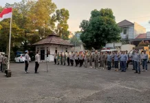 Polsek Ciomas Apel Gabungan Amankan Malam Takbir Idul Adha 1447 H