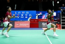 Kalah Dua Gim Langsung, Langkah Sabar/Reza Terhenti di 16 Besar Singapore Open 2026