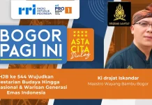 Maestro Wayang Bambu Ajak Generasi Muda Cintai Budaya Bogor