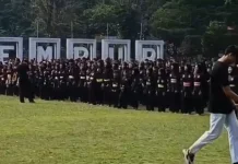 Ratusan Pesilat Kuasai Lapangan Sempur, Getarkan HJB ke-544 lewat Gerak Masal