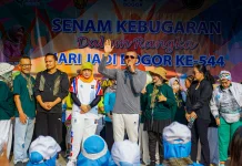 Senam Kebugaran RRI Bogor Semarakkan Hari Jadi Bogor ke-544