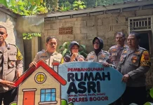 Wujud Kepedulian, Polres Bogor Bedah Rumah Warakauri di Citeureup