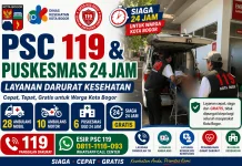 Layanan Gawat Darurat Diperkuat, PSC 119 dan Puskesmas 24 Jam Siaga di Kota Bogor