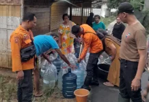 Kekeringan Melanda Wilayah Bubulak, BPBD Kota Bogor Salurkan 8.000 Liter Air Bersih