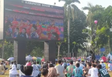 Pemkab Bogor Izinkan PKL Berdagang Sambil Nobar di Alun-alun Tegar Beriman
