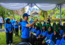 Gerak Sehat Prolanis, Dedie Ajak Warga Hidup Lebih Sehat