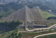 Musim Kemarau Tiba, TMA Bendung Ciawi Menyusut Signifikan