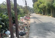 Tumpukan Sampah Kembali Penuhi Jalan Veteran III Ciawi Bogor