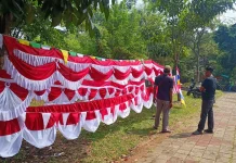 Antusiasme Warga Bogor Buru Hiasan Kemerdekaan di Jalan Pajajaran