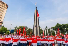 Kirab Merah Putih 500 Meter Semarakkan FMP ke-11 di Bogor
