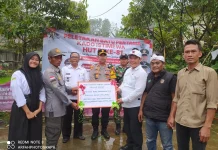 HUT RI ke 81, PWO Bangun Rumah Danru Linmas Desa Cipelang Cijeruk Bogor