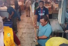 KJKBS-Perumda Pasar Pakuan Jaya Kolaborasi Bersihkan Pasar Gembrong