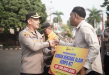 Komunitas Polisi Baik Polres Bogor dan Mahasiswa Salurkan Bantuan ke NTT