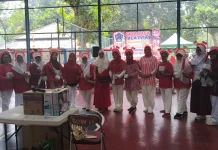 Kompak dan Kreatif, Ikatan Bidan Indonesia Bogor Raih Kostum Terbaik