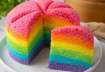 Resep Praktis Bolu Kukus Pelangi yang Lembut dan Lezat