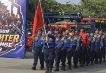 Firefighter Challenge Asah Keterampilan Petugas Damkar Kabupaten Bogor
