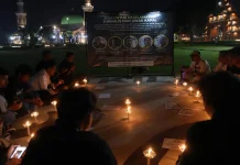 Jurnalis Bogor Lakukan Doa Bersama untuk Lima Jurnalis yang Hilang di Selat Sunda